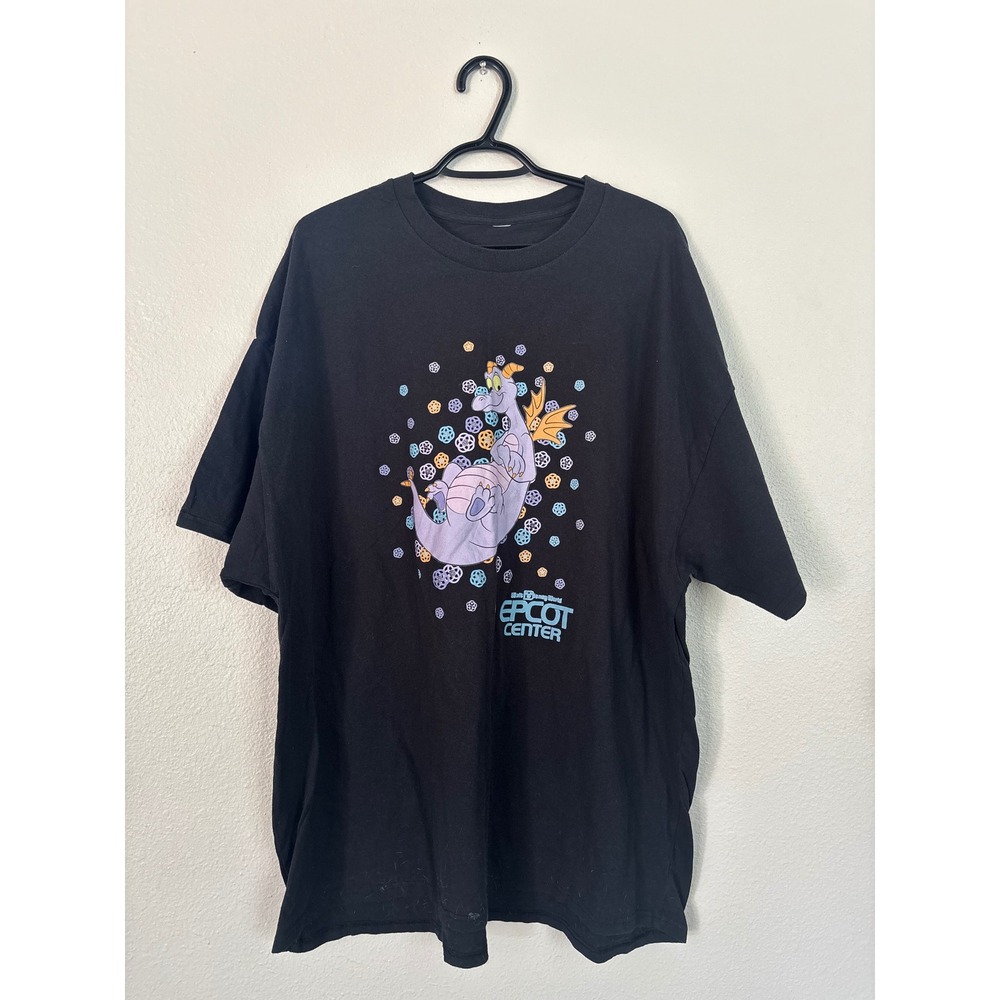 Disney Epcot Center Figment Dragon Graphic T-Shirt Black XL Walt Disney World - Picture 1 of 6